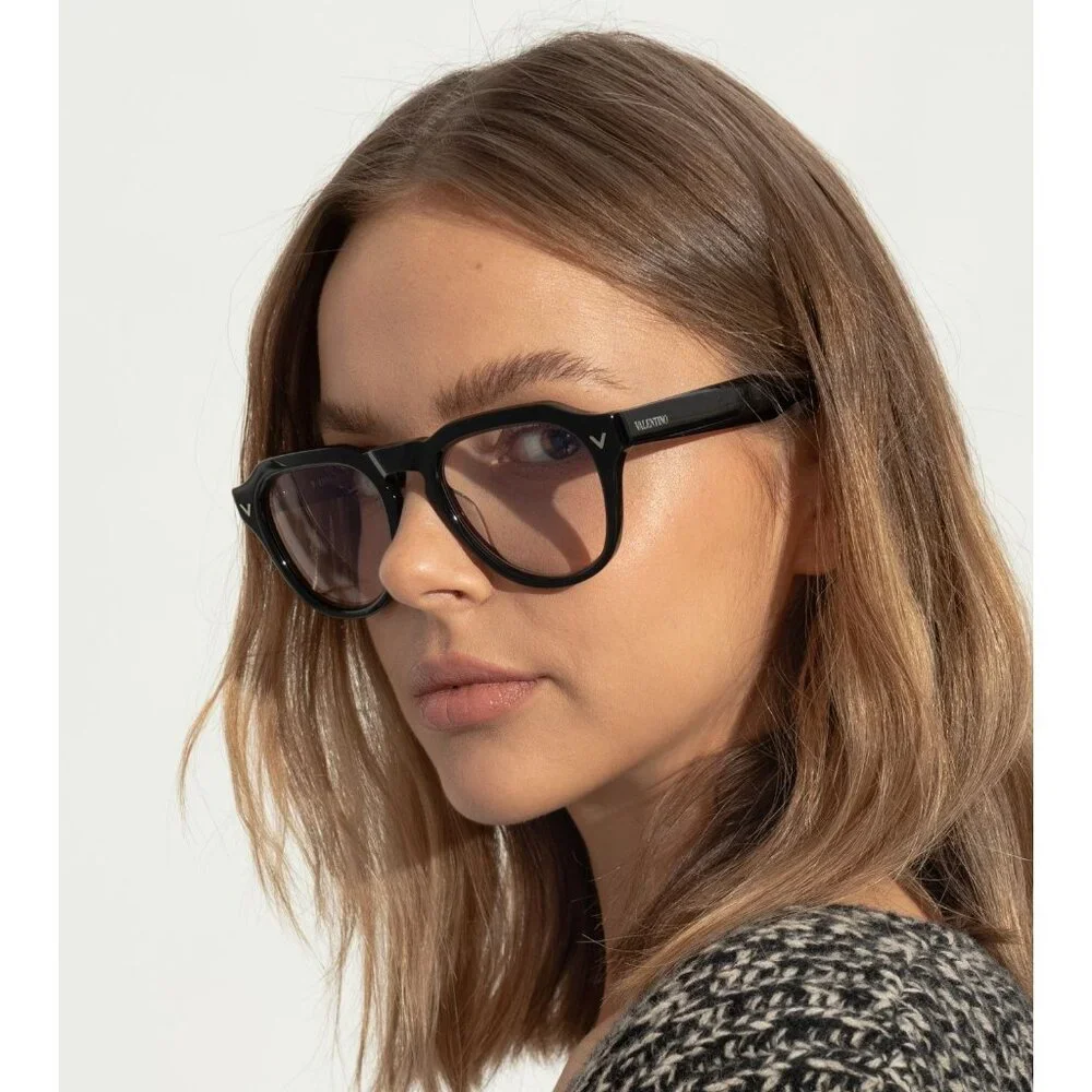 NWT VALENTINO EYEGLASSES UNISEX BLACK EYEWEAR